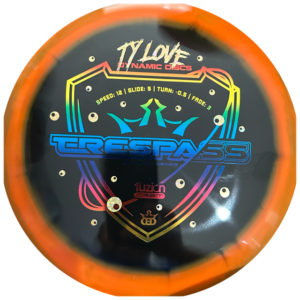 Dynamic Discs Fuzion Orbit Trespass Ty Love Team Series